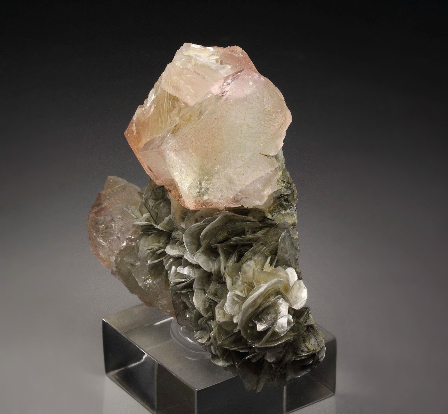 FLUORITE, MUSCOVITE