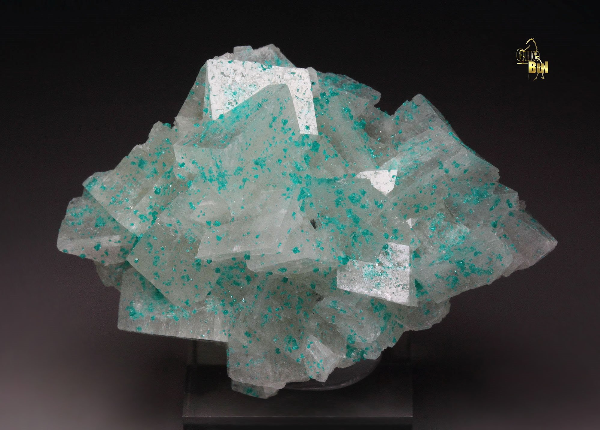 CALCITE, DIOPTASE