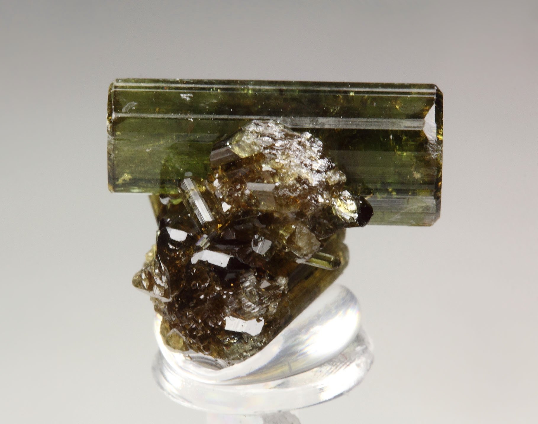 gemmy VESUVIANITE bi-terminated