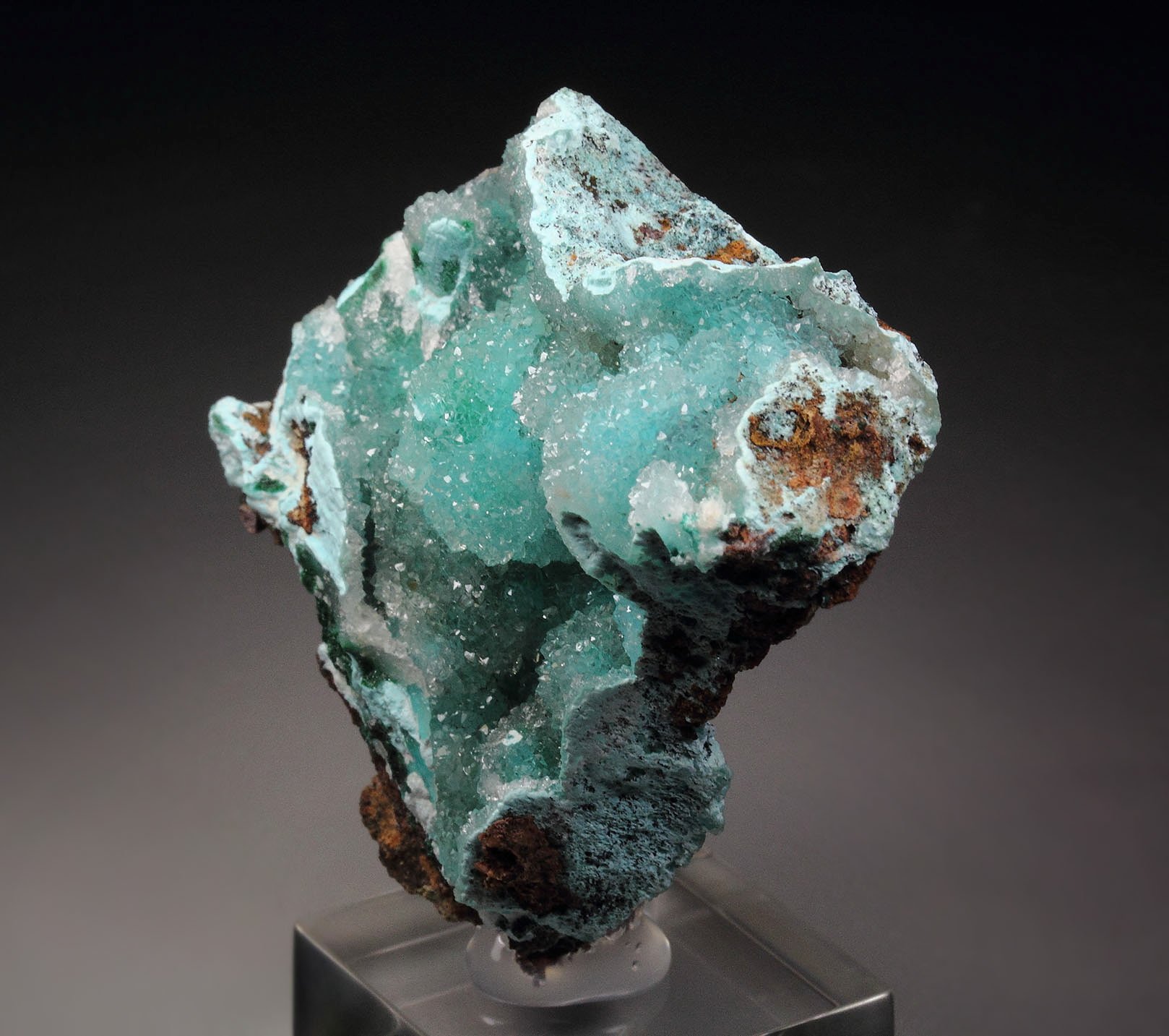 CHRYSOCOLLA, MALACHITE, QUARTZ