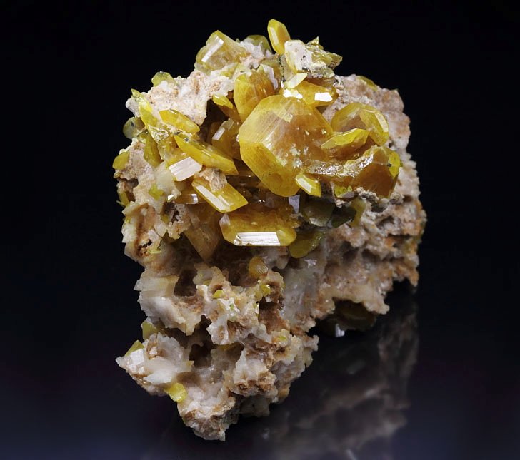 WULFENITE, BARYTE