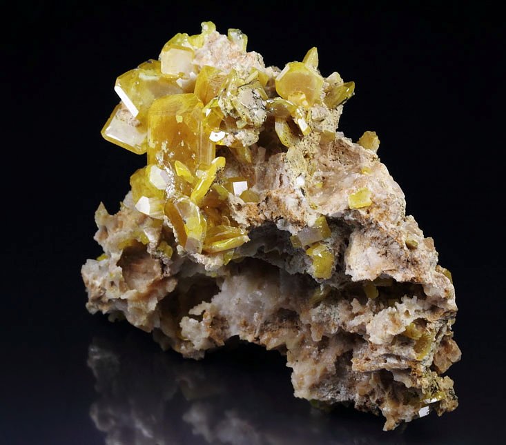 WULFENITE, BARYTE