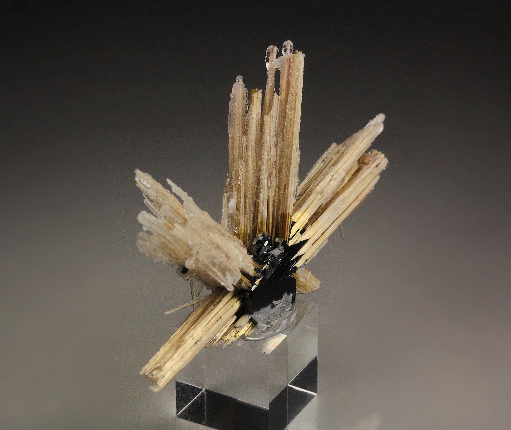 RUTILE, HEMATITE, OPAL-AN