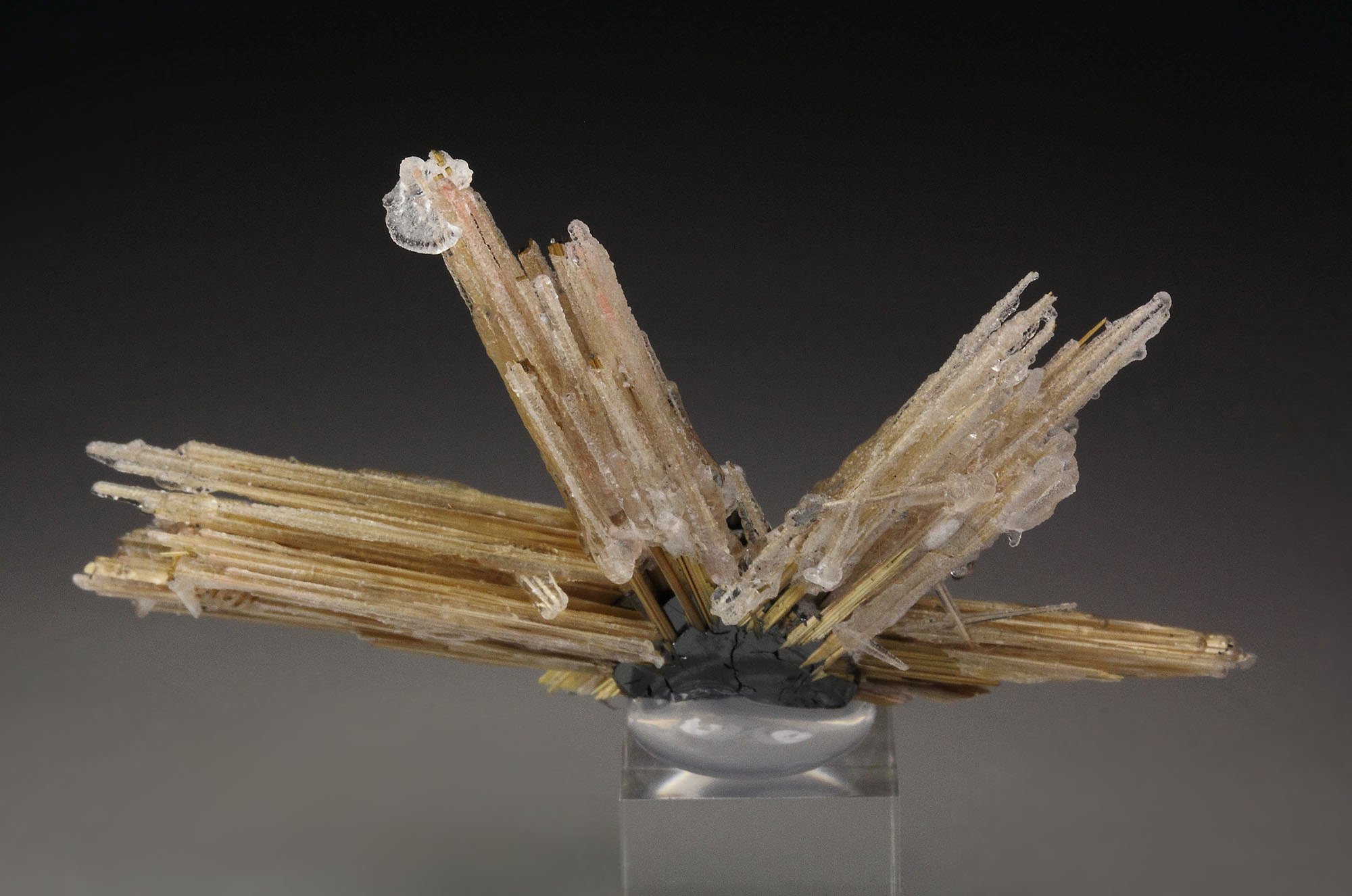 RUTILE, HEMATITE, OPAL-AN