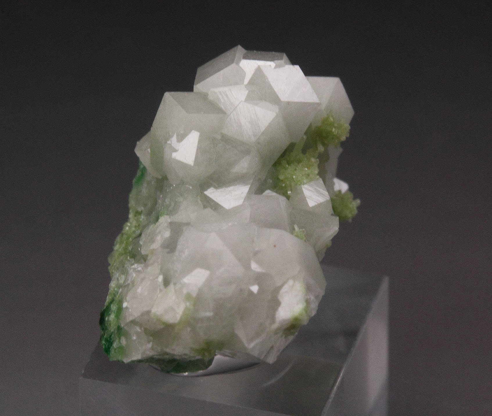 opaque GARNET var. GROSSULAR, DIOPSIDE