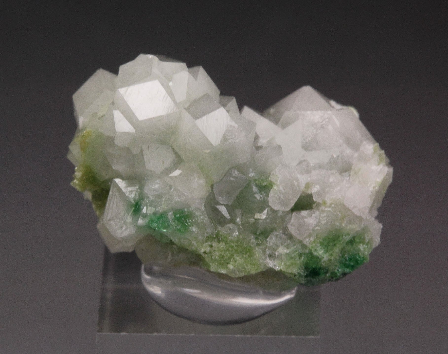 opaque GARNET var. GROSSULAR, DIOPSIDE
